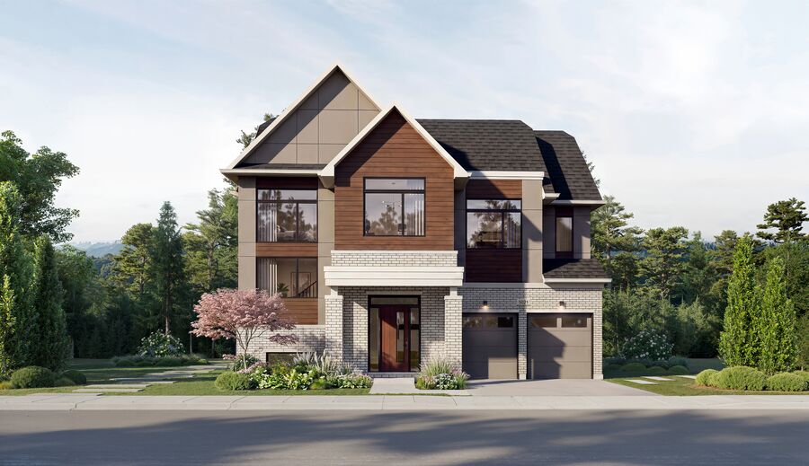 The Sandhill 50 foot single home elevation